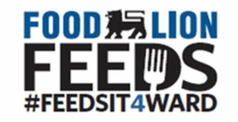 FOOD LION FEEDS #FEEDSIT4WARD Logo (USPTO, 08/20/2018)