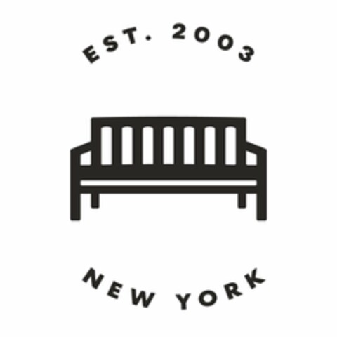 EST. 2003 NEW YORK Logo (USPTO, 04.12.2018)