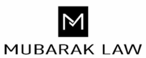 M MUBARAK LAW Logo (USPTO, 21.01.2019)