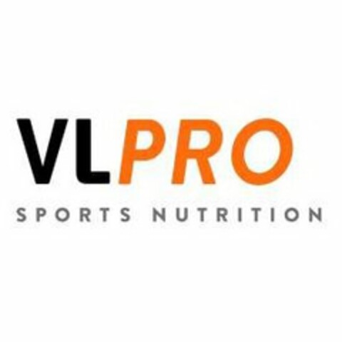 VLPRO SPORTS NUTRITION Logo (USPTO, 02/08/2019)