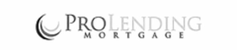 PROLENDING MORTGAGE Logo (USPTO, 05/22/2019)