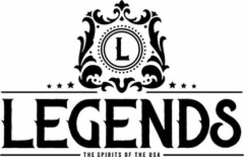 L LEGENDS THE SPIRITS OF THE USA Logo (USPTO, 01.05.2020)