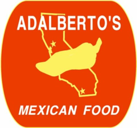 ADALBERTO'S MEXICAN FOOD Logo (USPTO, 23.06.2009)