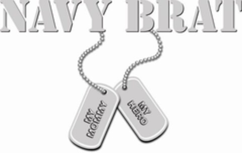 NAVY BRAT MY MOMMY MY HERO Logo (USPTO, 02/08/2010)