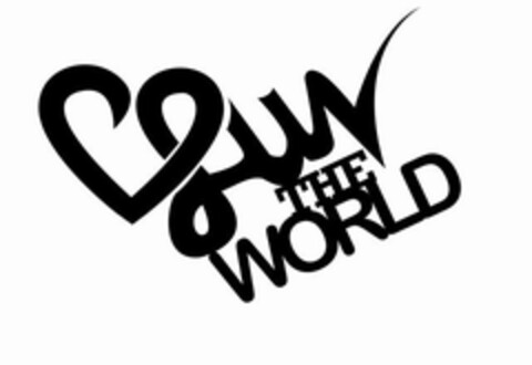 LUV THE WORLD Logo (USPTO, 19.04.2010)