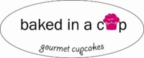 BAKED IN A C P GOURMET CUPCAKES Logo (USPTO, 05.11.2010)