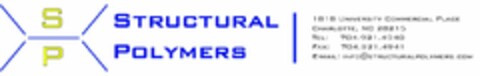 SP STRUCTURAL POLYMERS Logo (USPTO, 12.04.2011)
