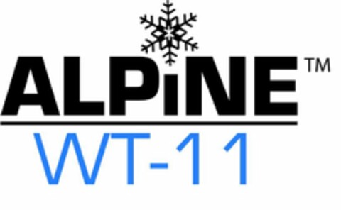 ALPINE WT-11 Logo (USPTO, 03.05.2011)