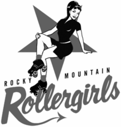 ROCKY MOUNTAIN ROLLERGIRLS Logo (USPTO, 29.09.2011)