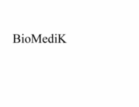 BIOMEDIK Logo (USPTO, 08.03.2012)