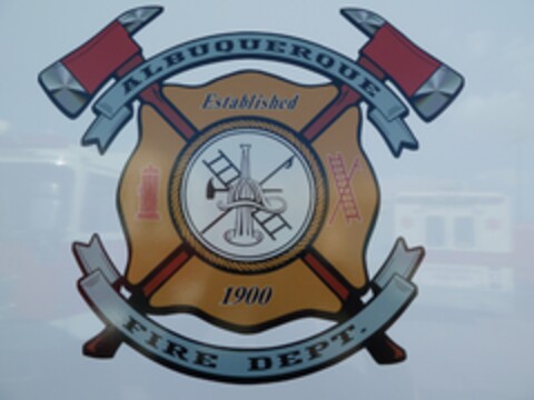 ALBUQUERQUE ESTABLISHED 1900 FIRE DEPT. Logo (USPTO, 27.04.2012)