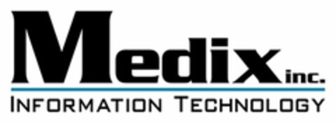 MEDIX INC. INFORMATION TECHNOLOGY Logo (USPTO, 18.09.2013)