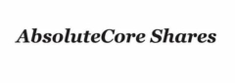 ABSOLUTECORE SHARES Logo (USPTO, 06.11.2013)