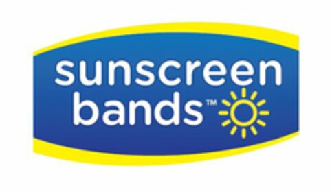 SUNSCREEN BANDS Logo (USPTO, 05/06/2014)