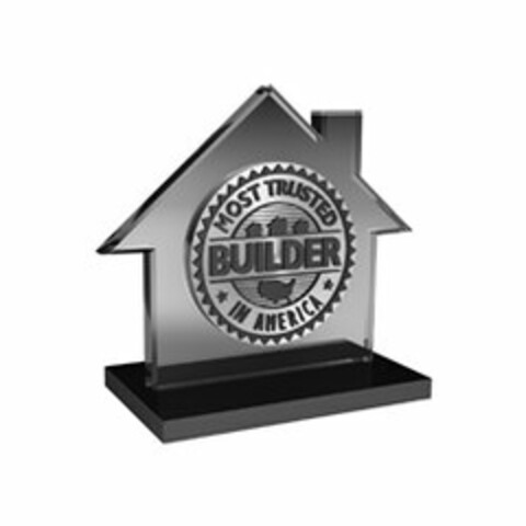 MOST TRUSTED BUILDER IN AMERICA Logo (USPTO, 04.08.2014)