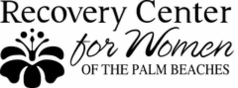RECOVERY CENTER FOR WOMEN OF THE PALM BEACHES Logo (USPTO, 01/27/2016)