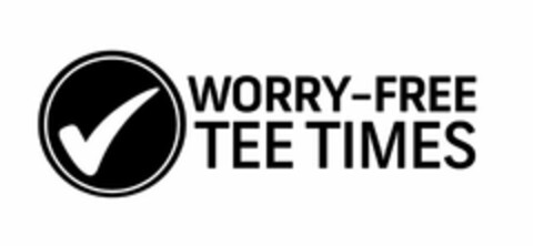 WORRY-FREE TEE TIMES Logo (USPTO, 05.04.2016)