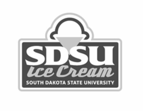 SDSU ICE CREAM SOUTH DAKOTA STATE UNIVERSITY Logo (USPTO, 09.08.2016)