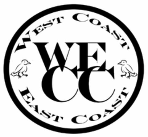 WEST COAST WCEC EAST COAST Logo (USPTO, 08/18/2016)