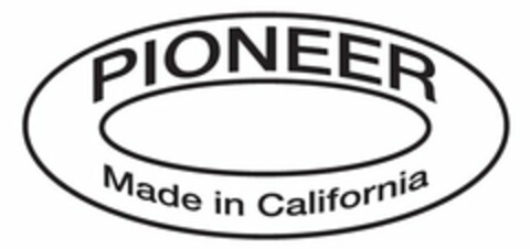 PIONEER MADE IN CALIFORNIA Logo (USPTO, 15.11.2016)