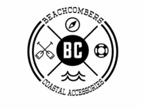 BEACHCOMBERS BC COASTAL ACCESSORIES Logo (USPTO, 28.04.2017)