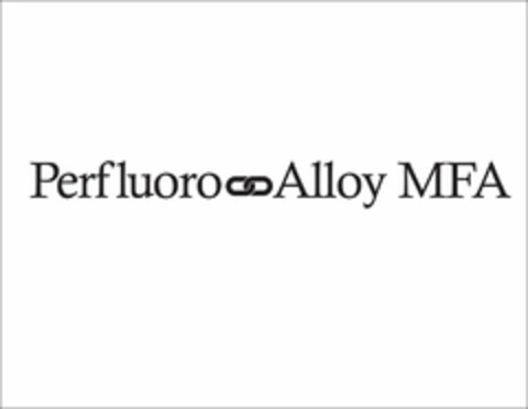 PERFLUORO ALLOY MFA Logo (USPTO, 22.05.2017)