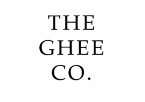 THE GHEE CO. Logo (USPTO, 17.01.2018)