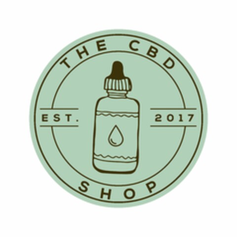 THE CBD SHOP EST. 2017 Logo (USPTO, 05.03.2018)