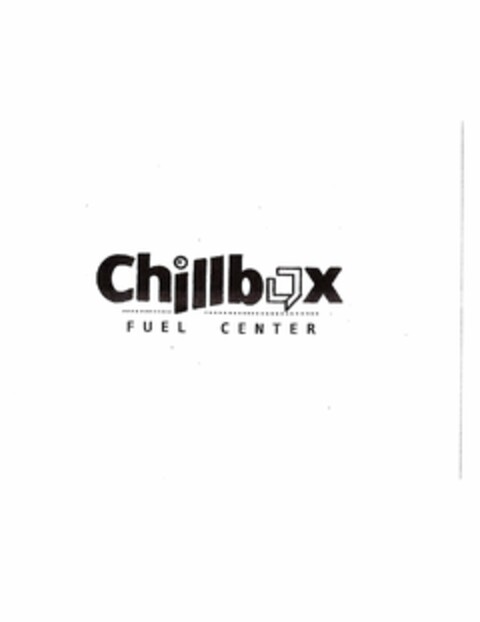 CHILLBOX FUEL CENTER Logo (USPTO, 18.06.2018)