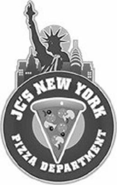 JC'S NEW YORK PIZZA DEPARTMENT Logo (USPTO, 06/27/2018)