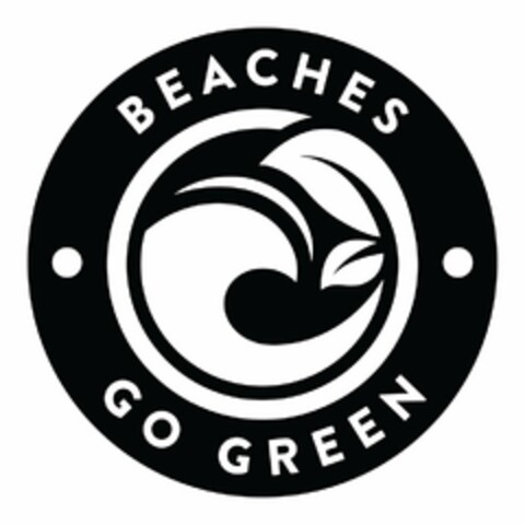 BEACHES GO GREEN Logo (USPTO, 04.09.2018)