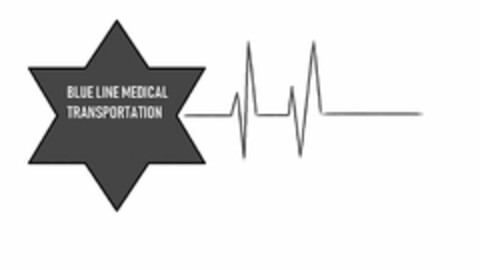 BLUE LINE MEDICAL TRANSPORTATION Logo (USPTO, 04.09.2018)