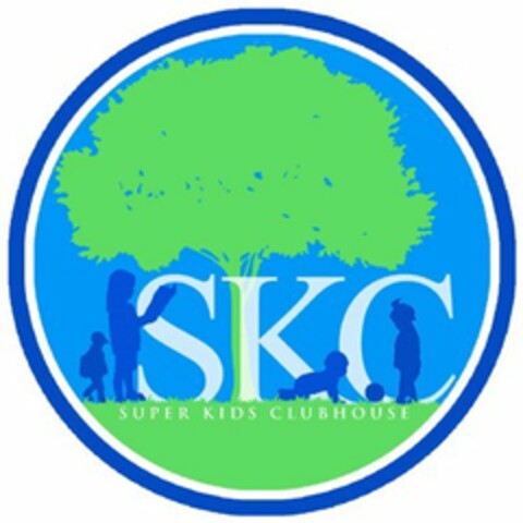 SKC SUPER KIDS CLUBHOUSE Logo (USPTO, 12.09.2018)