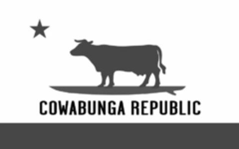 COWABUNGA REPUBLIC Logo (USPTO, 10/29/2018)