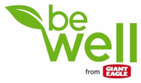 BE WELL FROM GIANT EAGLE Logo (USPTO, 12.11.2018)