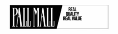 PALL MALL REAL QUALITY REAL VALUE Logo (USPTO, 01/18/2019)