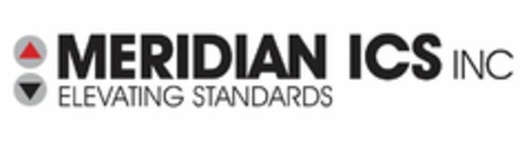 MERIDIAN ICS INC ELEVATING STANDARDS Logo (USPTO, 14.05.2019)