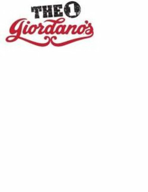 THE 1 GIORDANO'S Logo (USPTO, 03/13/2020)