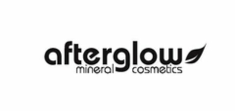 AFTERGLOW MINERAL COSMETICS Logo (USPTO, 05/12/2009)