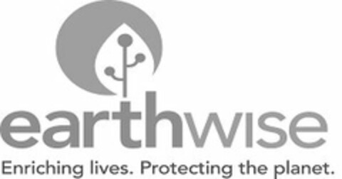 EARTHWISE ENRICHING LIVES. PROTECTING THE PLANET. Logo (USPTO, 08.02.2010)