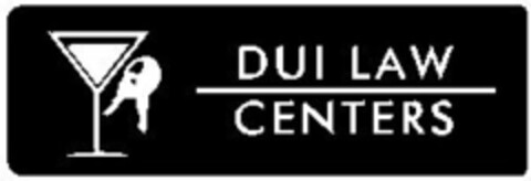 DUI LAW CENTERS Logo (USPTO, 13.08.2010)