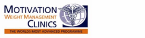 MOTIVATION WEIGHT MANAGEMENT CLINICS THE WORLDS MOST ADVANCED PROGRAMME Logo (USPTO, 01/12/2011)