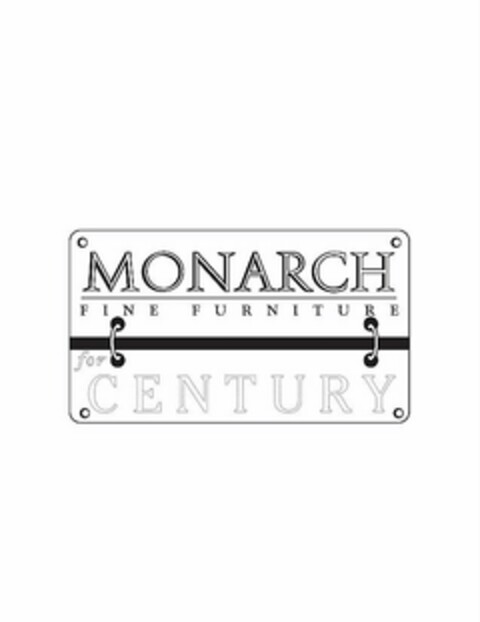 MONARCH FINE FURNITURE FOR CENTURY Logo (USPTO, 01.03.2011)