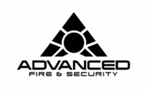 A ADVANCED FIRE & SECURITY Logo (USPTO, 06.05.2011)