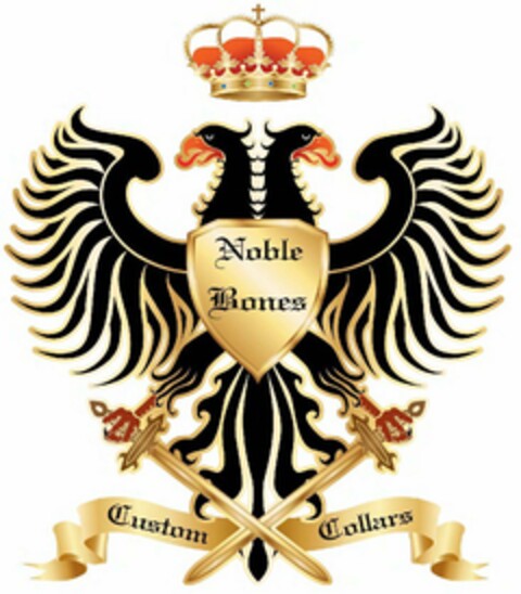 NOBLE BONES, CUSTOM COLLARS Logo (USPTO, 29.06.2011)