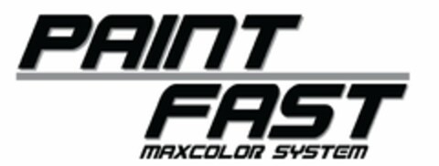 PAINT FAST MAXCOLOR SYSTEM Logo (USPTO, 27.07.2011)