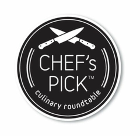 CHEF'S PICK CULINARY ROUNDTABLE Logo (USPTO, 03.08.2011)