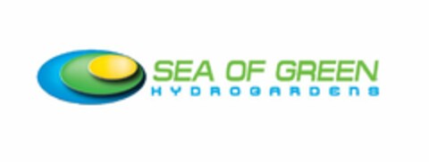 SEA OF GREEN HYDROGARDENS Logo (USPTO, 03/23/2012)