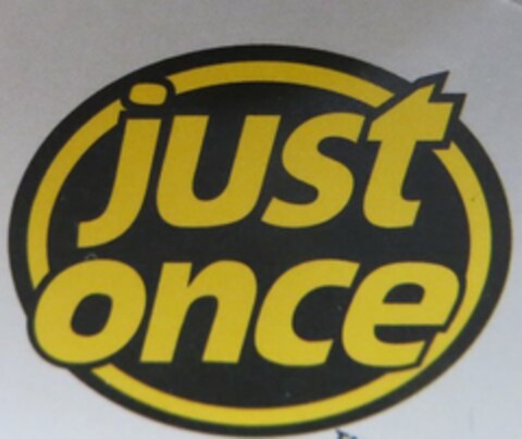 JUST ONCE Logo (USPTO, 20.03.2013)