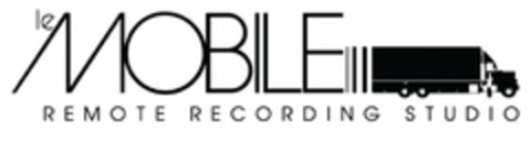 LE MOBILE REMOTE RECORDING STUDIO Logo (USPTO, 21.07.2014)